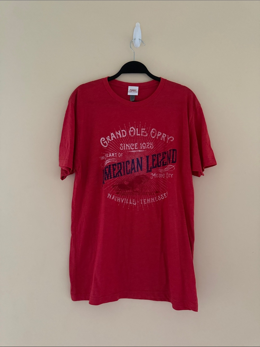 Grand Ole Opry "American Legend" Vintage Style Graphic T-Shirt Sz Large